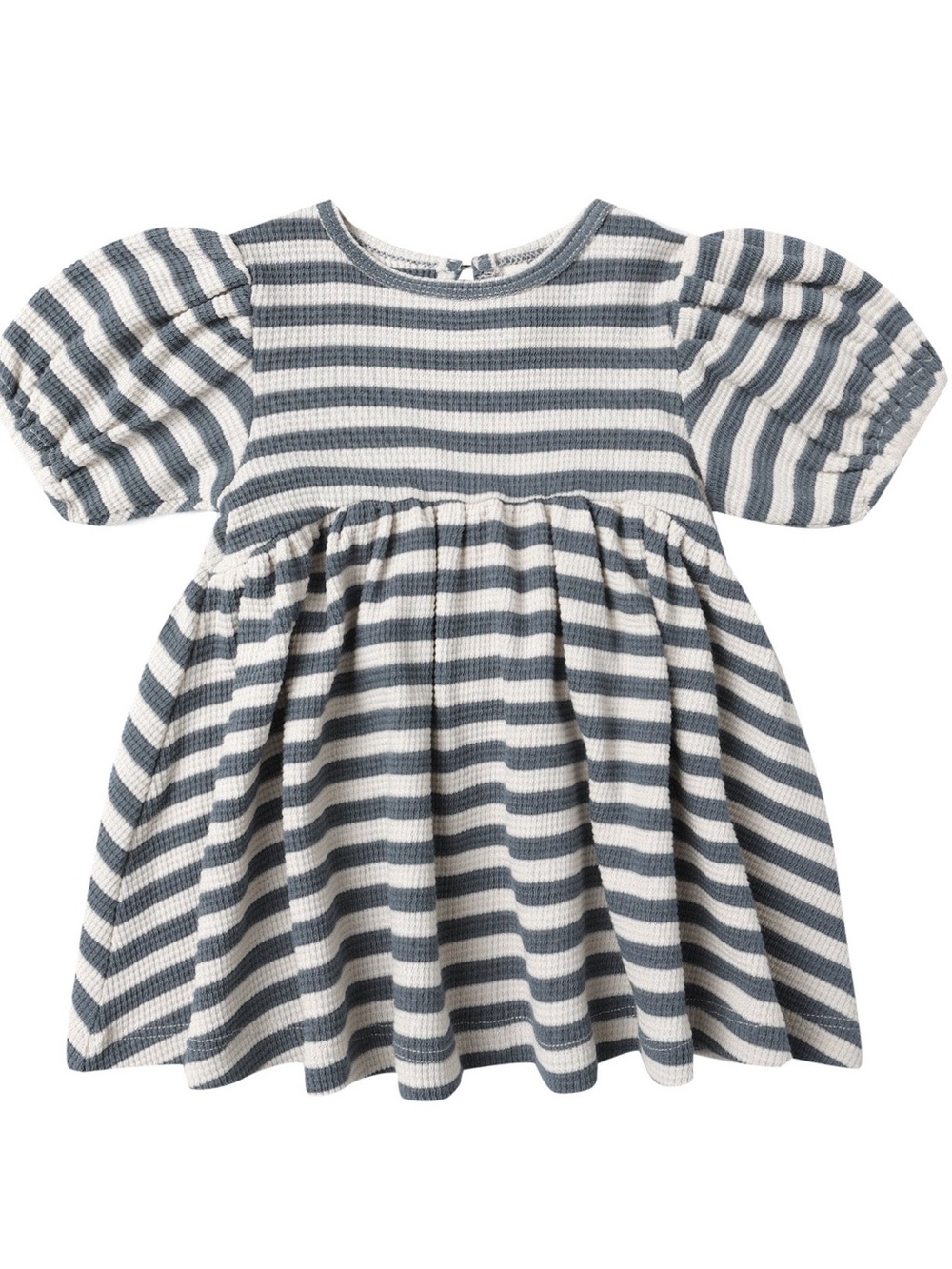 Quincy Mae Striped Puff Sleeve Dress